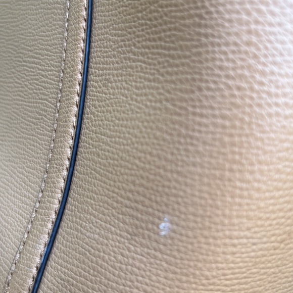 Kate Spade large leather timeless taupe tote GUC - Picture 8 of 8